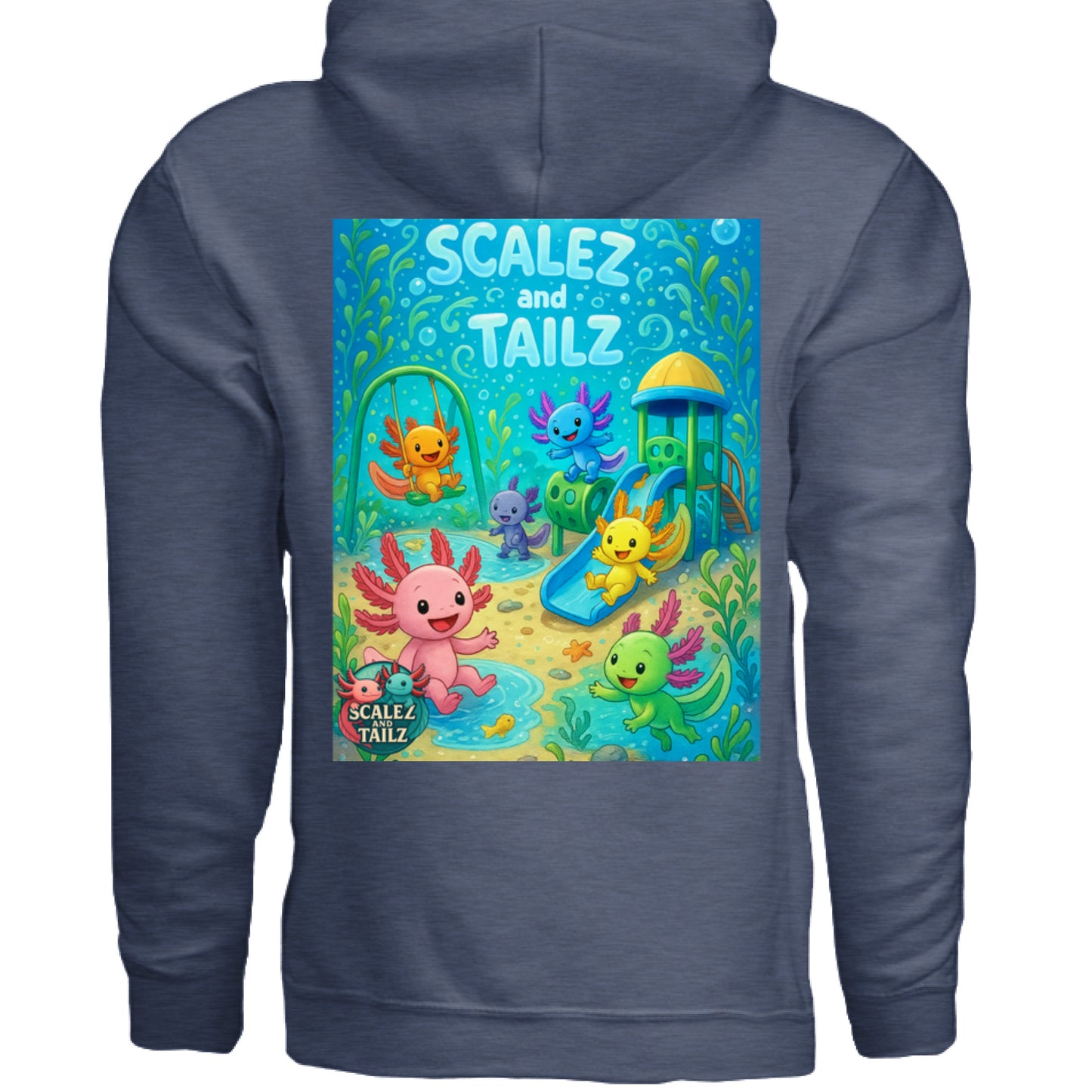 Heather Sport Dark Navy - BACK