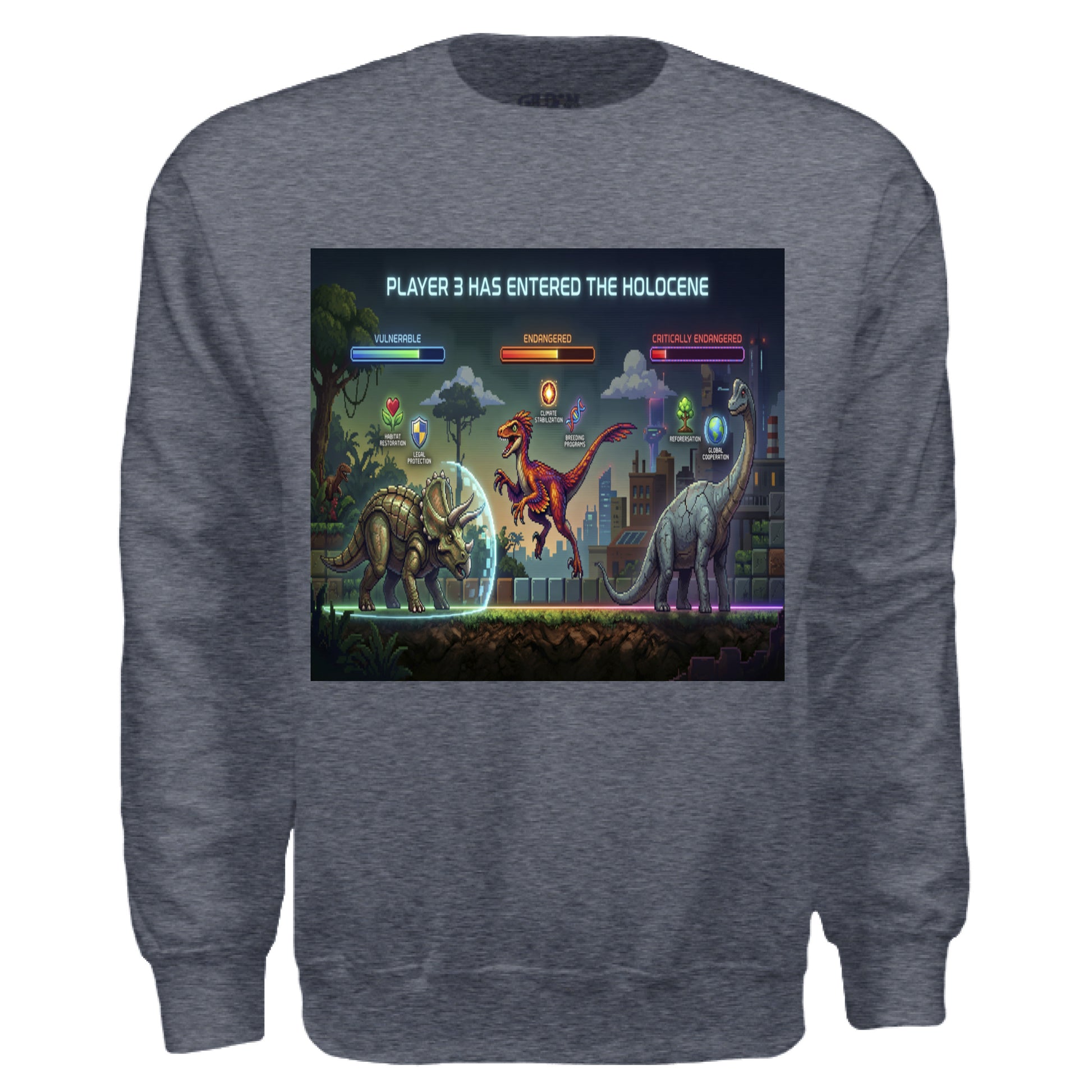 Heather Sport Dark Navy - FRONT