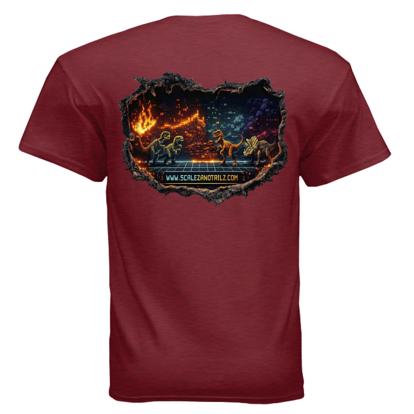 ANTIQUE CHERRY RED - BACK