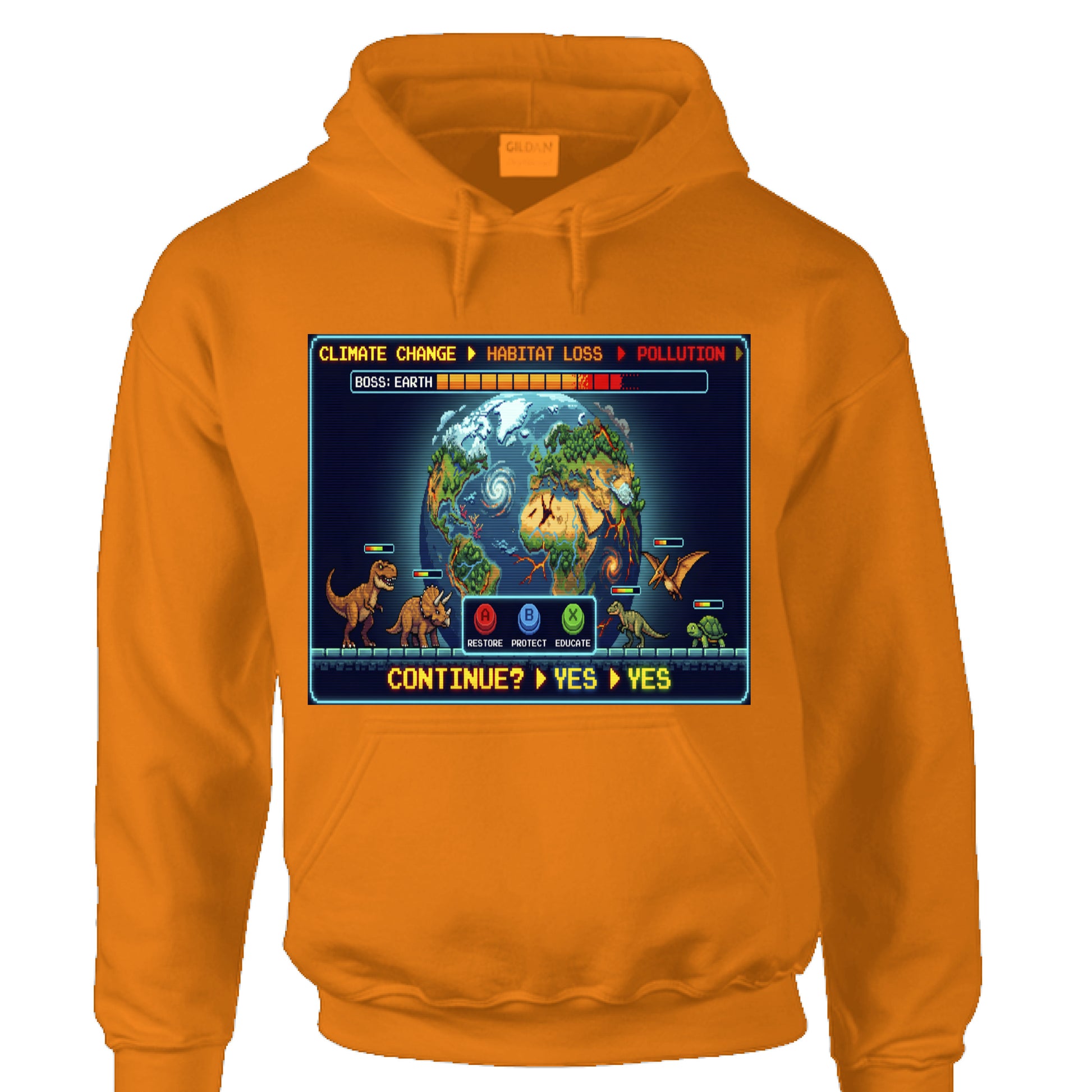 SAFETY ORANGE - FRONT