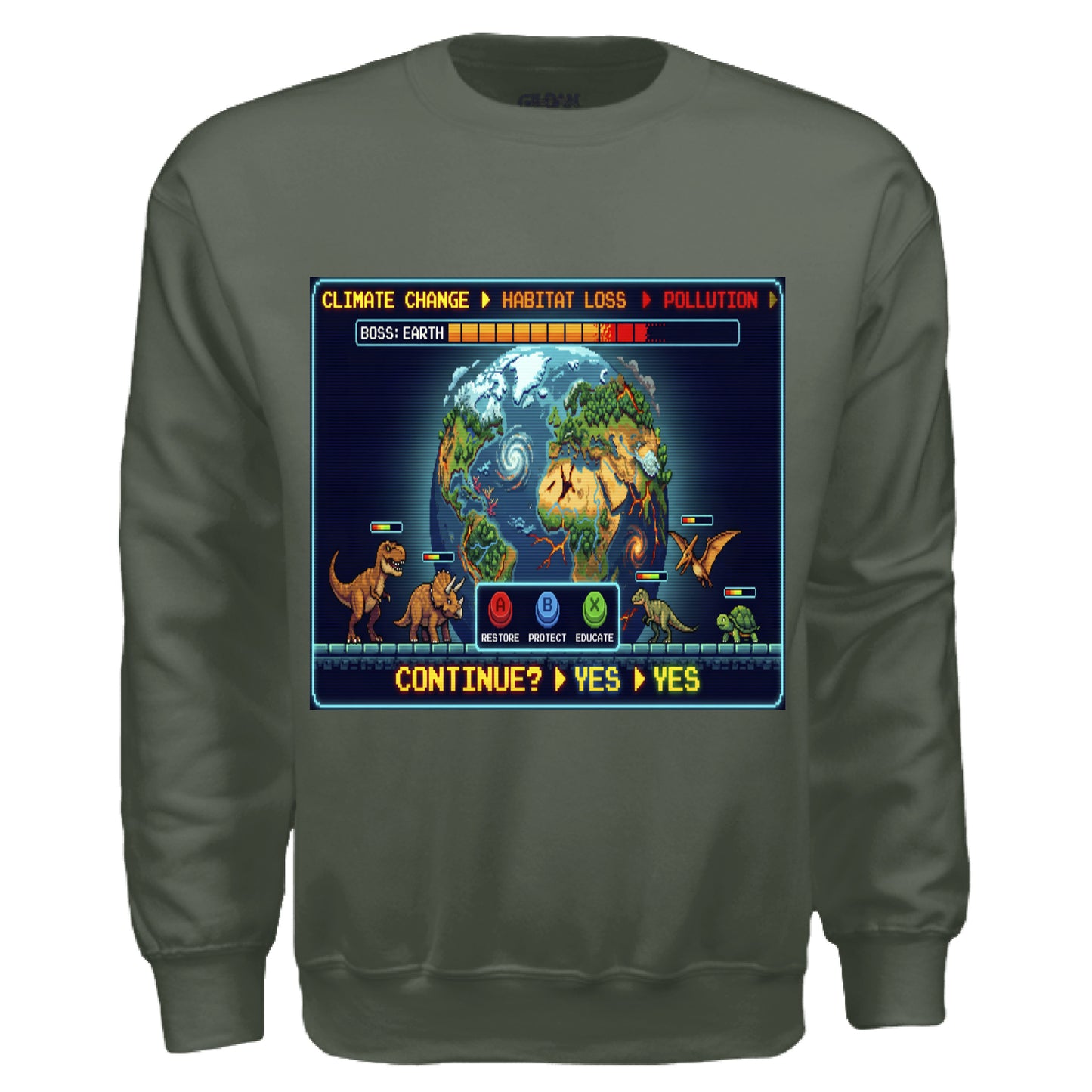 MILITARY GREEN - FRONT