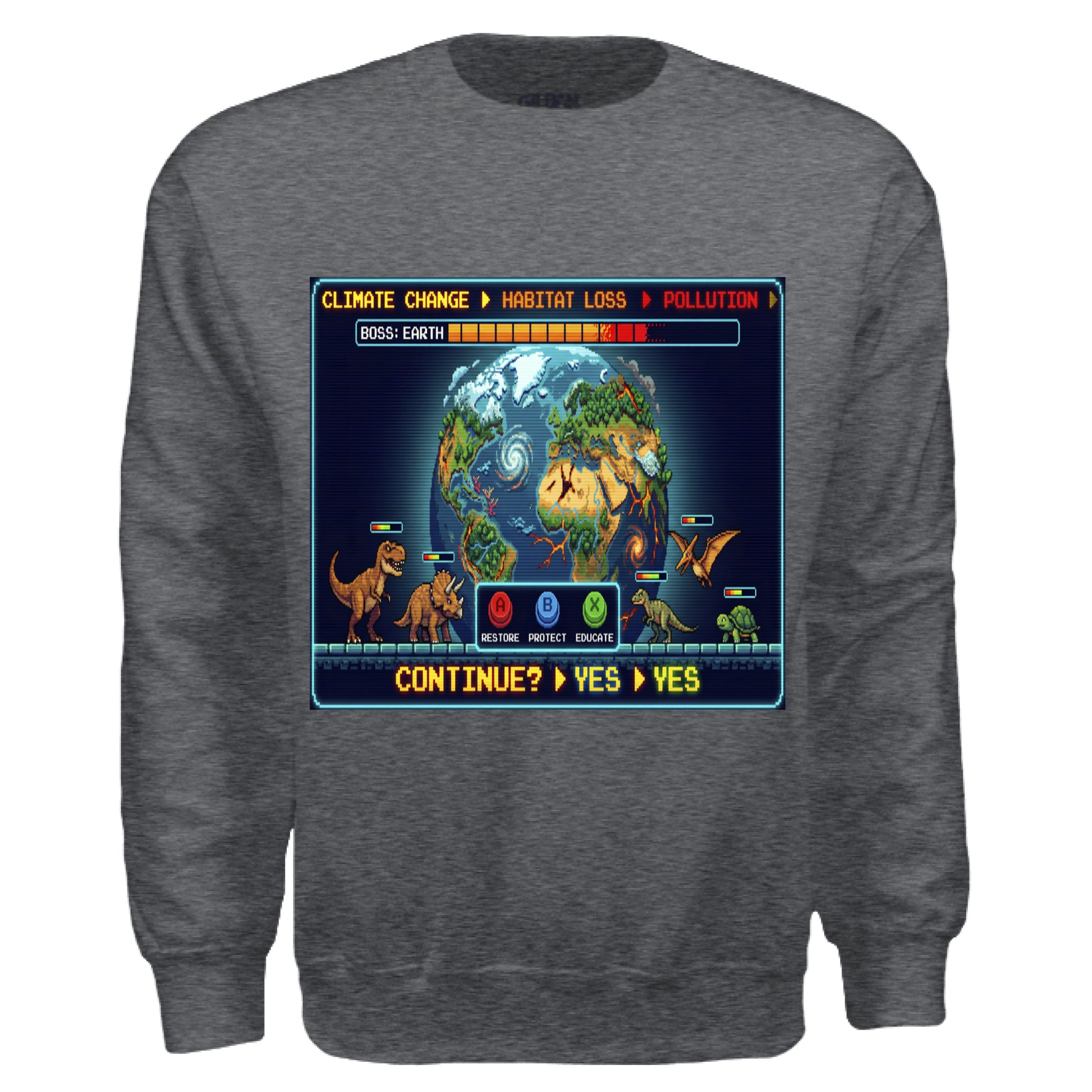 DARK HEATHER - FRONT