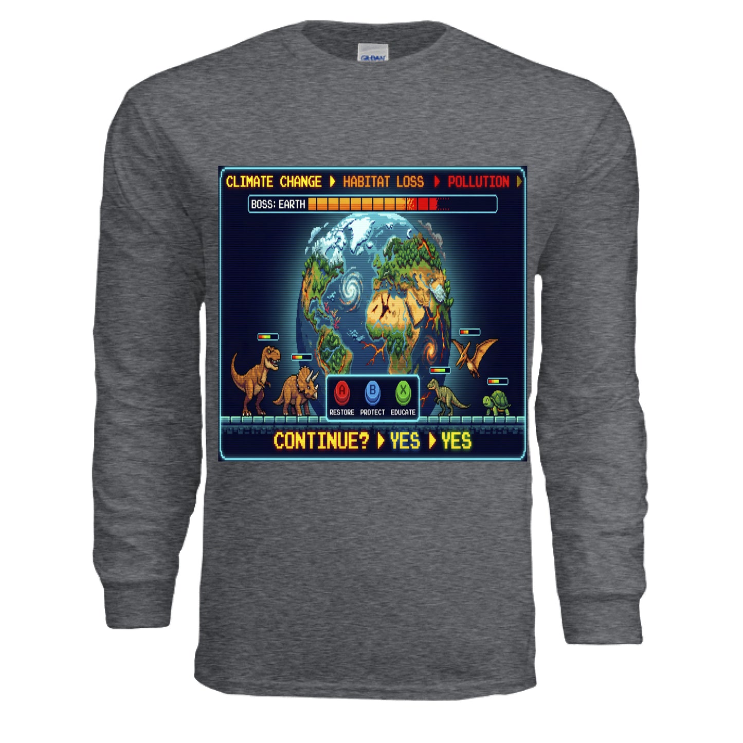 DARK HEATHER - FRONT