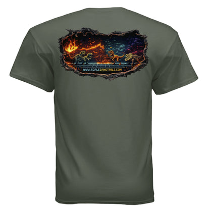 MILITARY GREEN - BACK