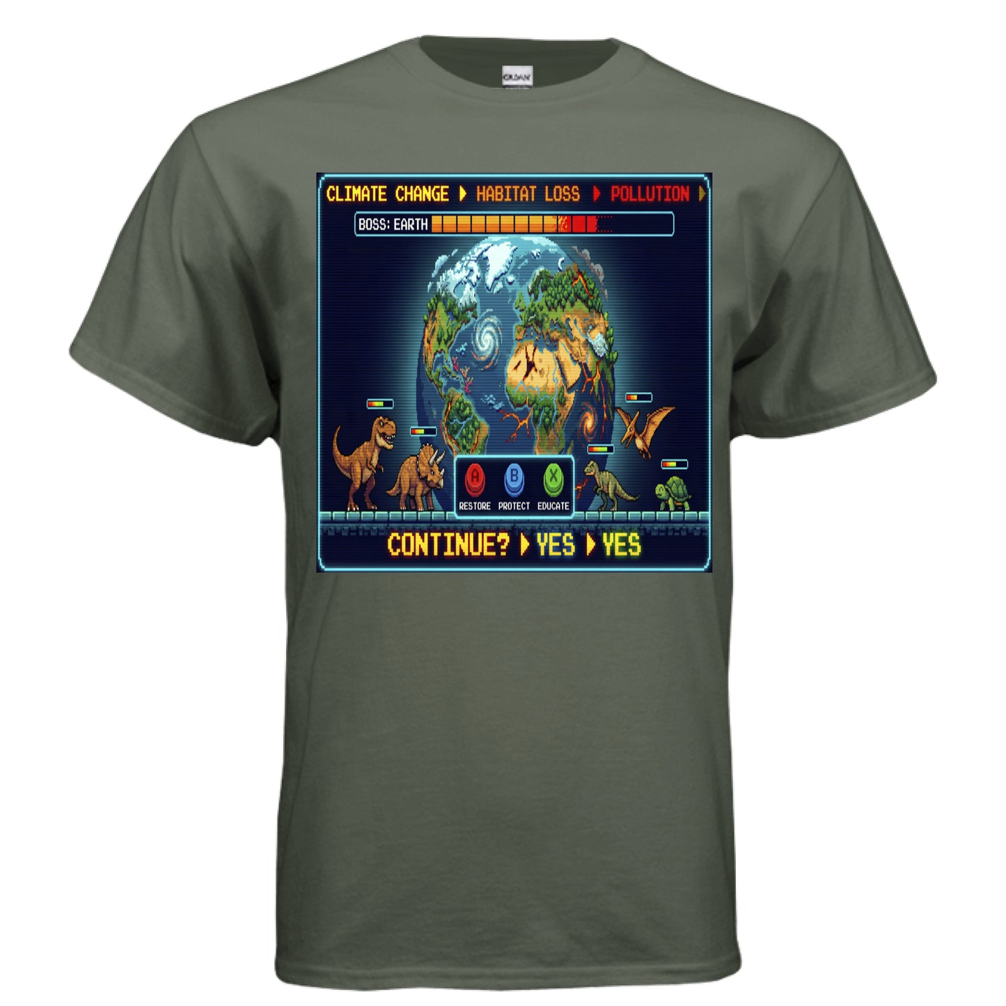 MILITARY GREEN - FRONT