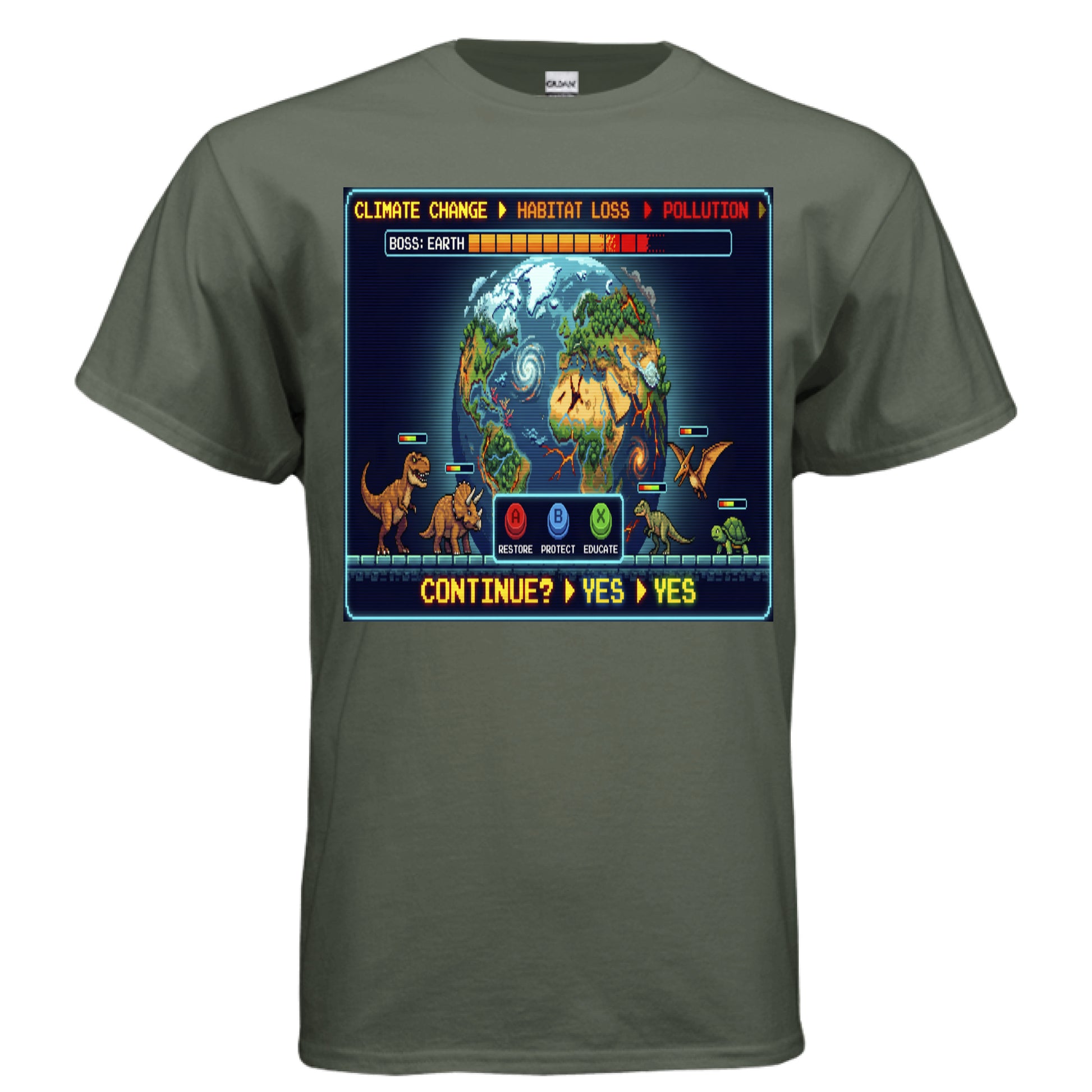 MILITARY GREEN - FRONT