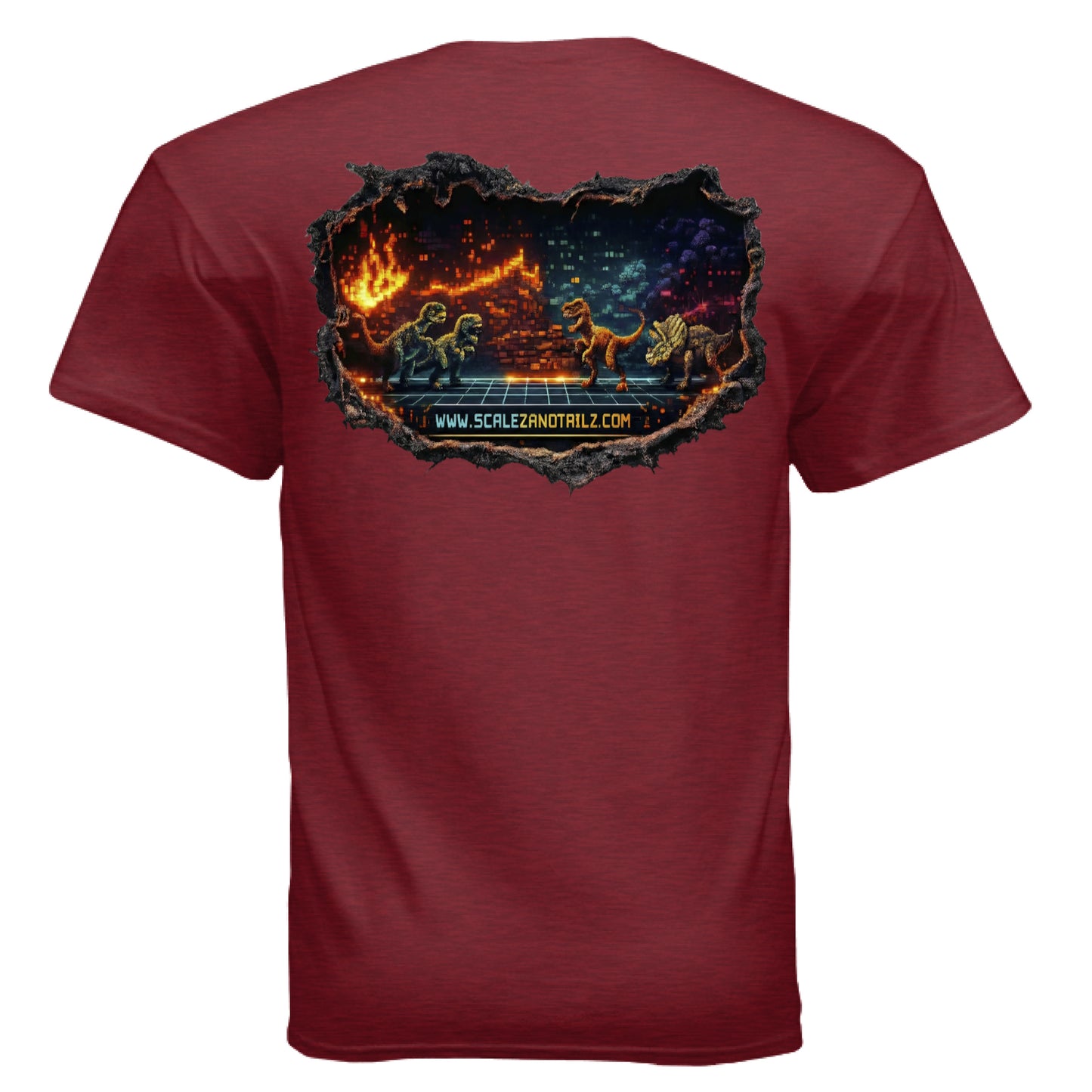 ANTIQUE CHERRY RED - BACK