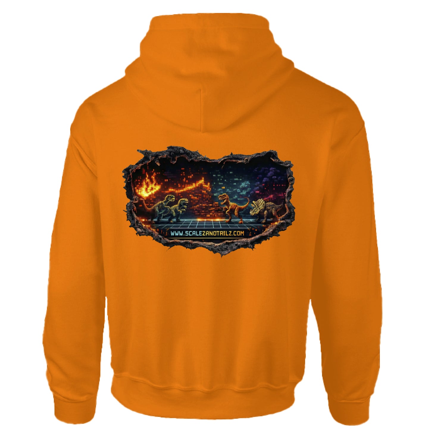 SAFETY ORANGE - BACK