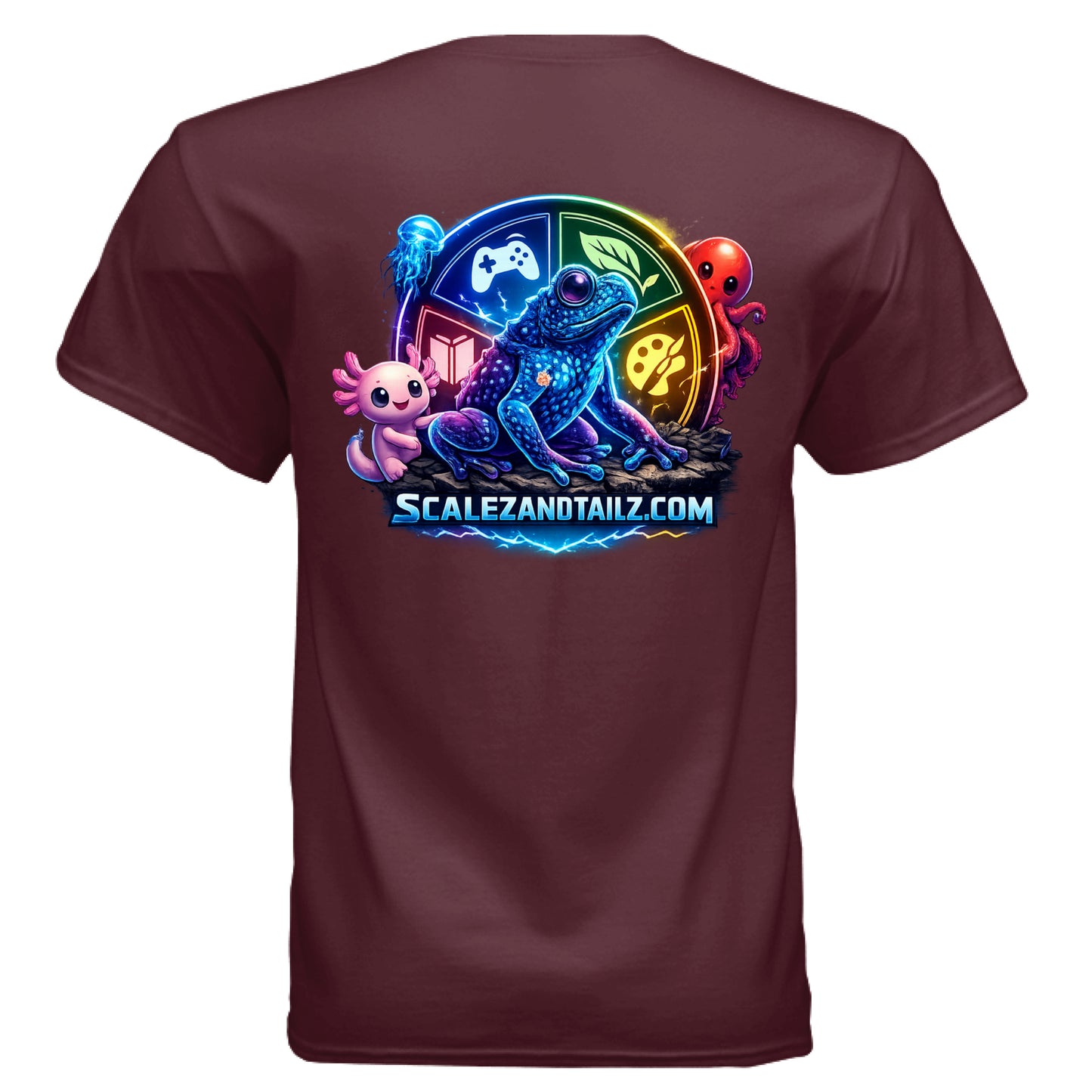 SOPRT DARK MAROON - BACK